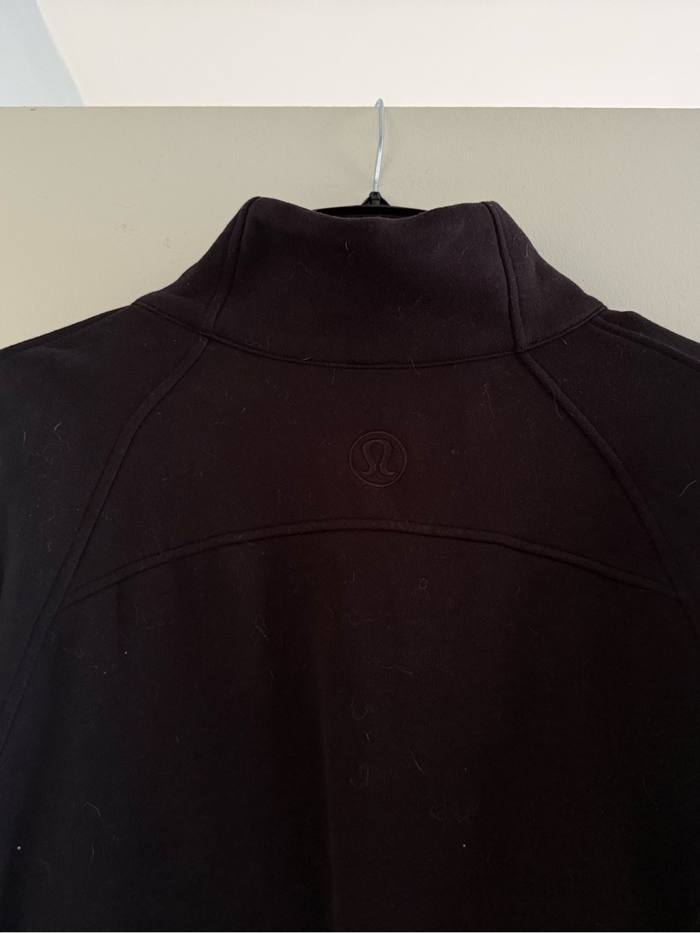 Lululemon Scuba Oversized Funnel-Neck Half Zip Long Black - M/L - Picture 11 of 15